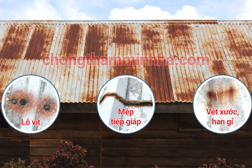 Băng keo chống thấm cho mái tôn