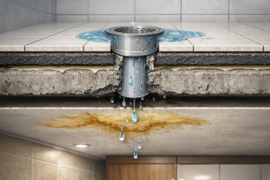 Nhà vệ sinh bị thấm xuống tầng dưới? Cách xử lý dứt điểm